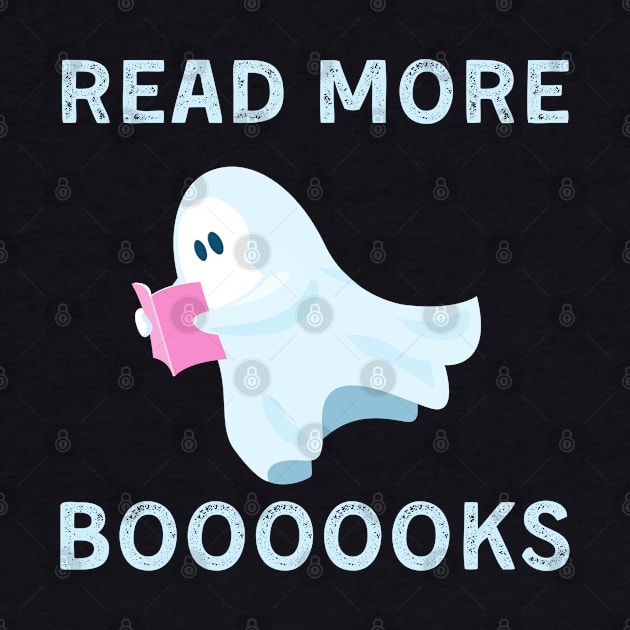 Read more books Cute Ghost Read more boooooks Halloween by deafcrafts